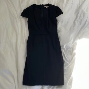 Black midi dress